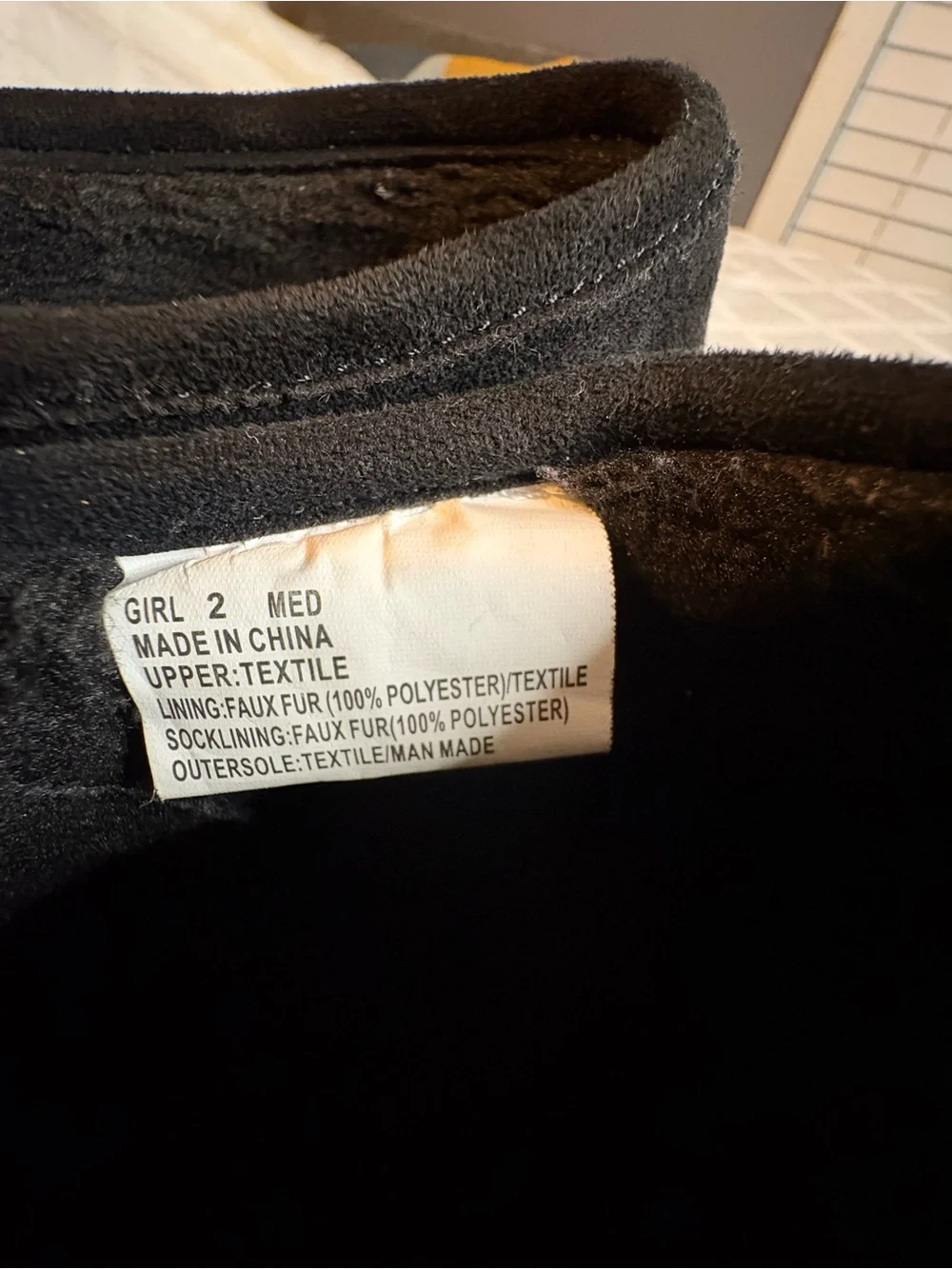 SO Kids Black Suede Boot